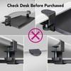 EHO Clamp-On Retractable Adjustable Keyboard Tray, Under Desk Ergonomic Keyboard