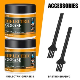 Silicone Paste - 4oz Automotive Dielectric Grease for Electrical Components and Connectors, Spark Plugs, Automotive O-Ring, Brake - Waterproof Silicone Grease, Heat Resistant and Easy Application