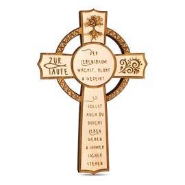 sagl.tirol Pine Wood Cross (The Tree of Life)