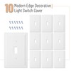 Bates- Light Switch Plates, 10 Pack, 4.9" x 3.2", Modern