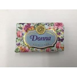 Donna - Gift Soap Bar For Her Birthday Rose Scent Mum Grandmother Cleanser Lather Present Girl