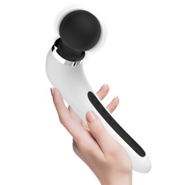 Small Massager - Handheld Back Massage - Quiet - Waterproof - Cordless Massagers to Relief Whole Body Muscle Tension and Promote Relaxation, 20-Modes & 8-speeds (Massager)