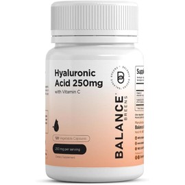 Balancebreens Hyaluronic Acid Supplement 250mg - 120 Veggie Capsules Vitamin C