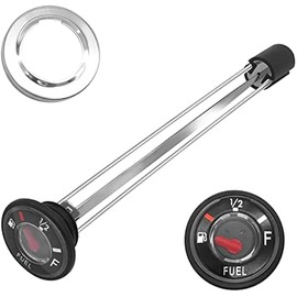 Fuel Gas Tank Level Gauge Meter Fuel Gas Cap for Kawasaki Prairie 360 KVF360 Mule 3010 4000 4010 KAF 620 950 (OEM# 52005-7501 52005-0738)