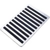Car Footrest Plate Heel Pad Floor Mat Non-Slip Stainless Steel