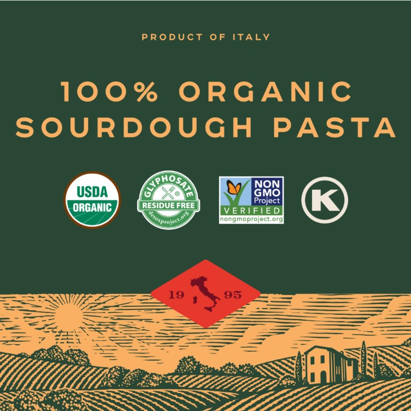 Bionaturae Sourdough Organic Spaghetti Pasta - Spaghetti Noodles Thin, Pasta