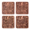 Guangzhou Map Coaster, Set of 4, Sapele Wooden Coaster with