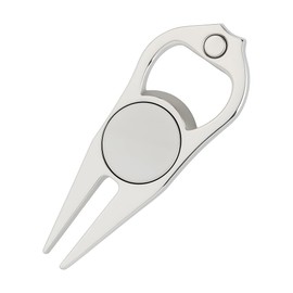 Vidsmow Golf Unisex Double Prong Divot Tool with Removable Marker, Ergonomic Tool for Maintaining Pitch Marks on the Golf Course, Triple Track Technology, Ideal for Golfers