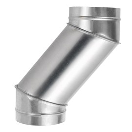 PATIKIL 6" OD Round Metal Duct Offset, Dryer Vent Round Elbow Tube Bend Connector Offset Around Obstacles Adapter Fitting for Dryer HVAC Ventilation Chimney Exhaust Fan, Silver Tone