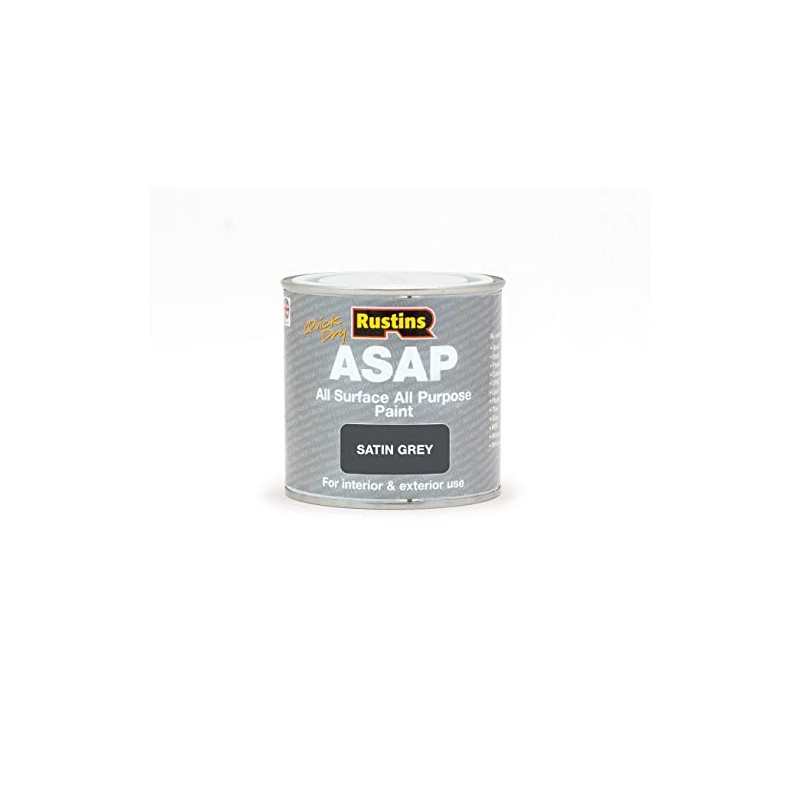Rustins All Surface All Purpose Paint Grey 250ml