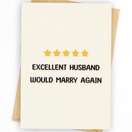 Happy Anniversary Card, Gifts & Decorations for Men, Husband, Him, Funny, Valentine Day Gifts, Card, Decorations