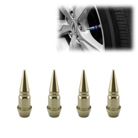 TVC20 - Tapones de válvula de neumático con punta larga, color café, 4 unidades, color café