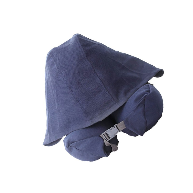 Hoodie Travel Pillow Hooded Neck Pillow Adjustable Ergonomic Travel Neck