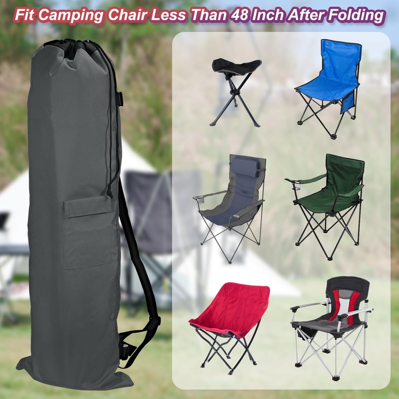 PATIKIL 47 Inch Camp Chair Replacement Bag, Foldable Camping Chair