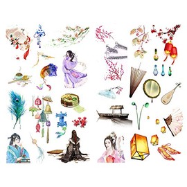 Seasonstorm Vintage Floral Kawaii Aesthetic Pastel Art Agenda Journal Planner Stationery Stickers