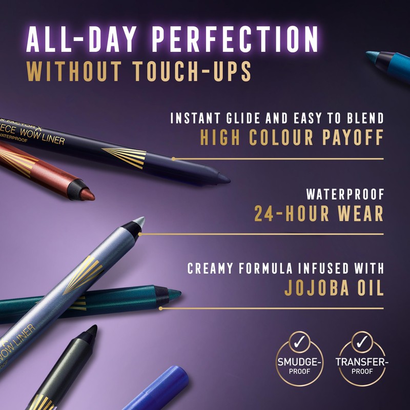 Max Factor Masterpiece Wow Liner, 310 Sable Black, 24-Hour Wear