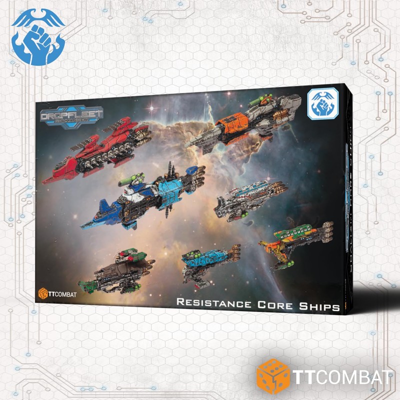 Dropfleet Commander TTCombat Resistance Core Ships TTDFX-RES-020