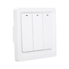 Wall Panel Smart Light Switch, 3 Gang ABS 600W Fire