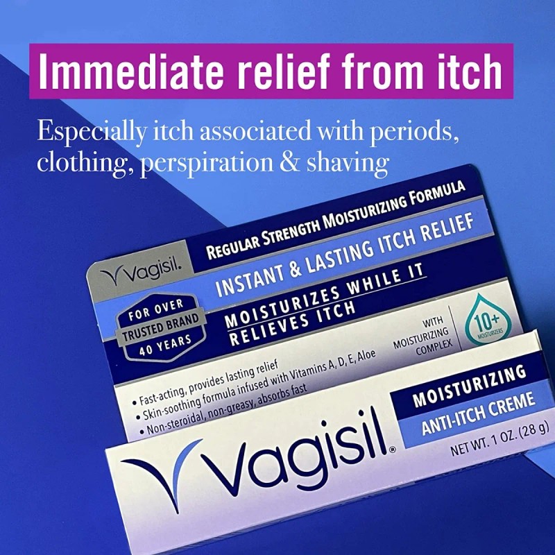 Crema Vaginal Anti-picazón Refular Strength Vagisil 28g