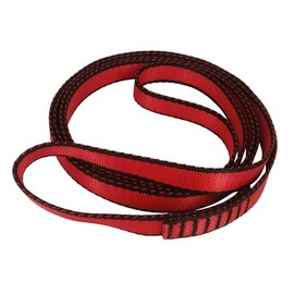 FOSER 18mm Nylon Climbing Sling Runner, 23KN Nylon Rope,Apply to Rock Climbing, Mountaineering, Hiking, Downhill, Emergency Equipment, etc (Red(1pcs), 60cm/24inch)