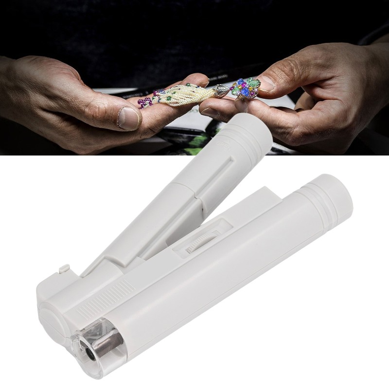 LED Lighted Pocket Microscope 150X Double Tube Portable Handheld Microscopes