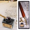 Feather Pen Exquisite Vintage Elegant Stainless Steel Smoothly Writing Wear