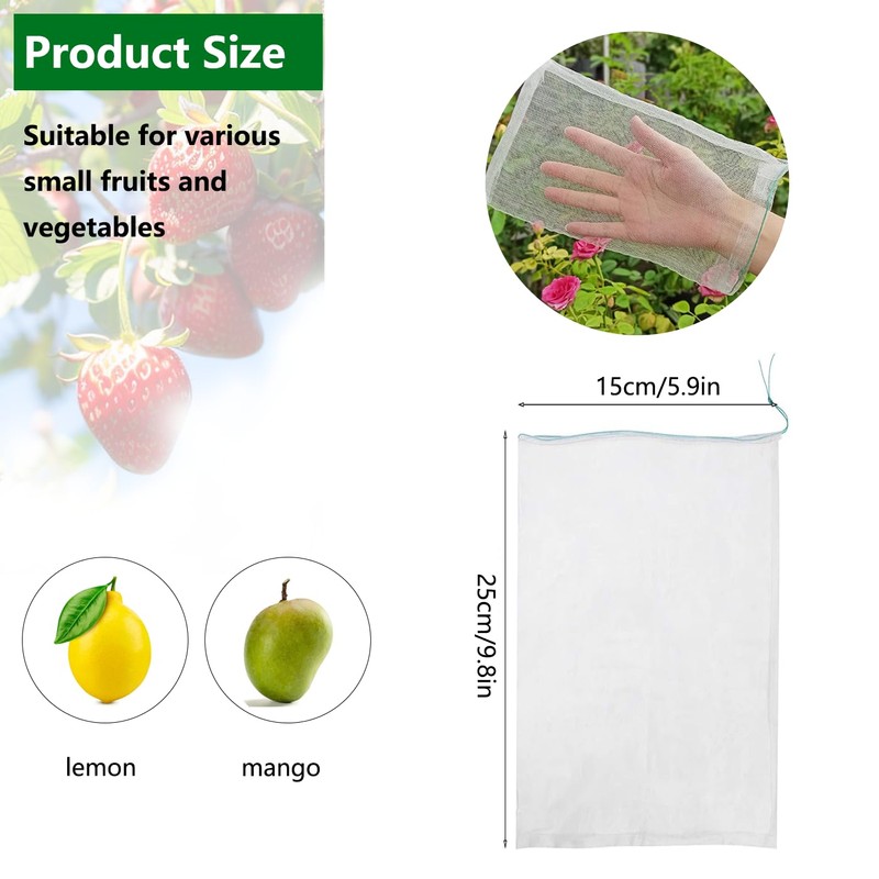 Belit 25 Pcs Fruit Protection mangos Bags Protect Fruit Trees