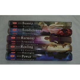 HEM Divine Series Incense Variety: All 5 Fragrances 20 Stick Boxes = 100 Sticks