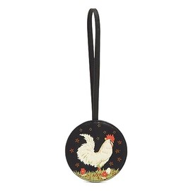 Vera Bradley Women's Novelty Luggage Tag Travel Accessory, Chanticleer, One Size