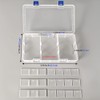 DIFIT Bead Organizer Plastic Organizer Box with Dividers Bead Organizers