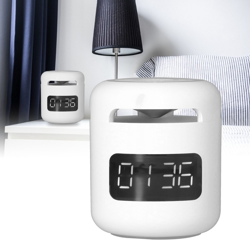 JM01 BT Clock Speaker Multifunctional Adjustable Portable BT Clock Speaker