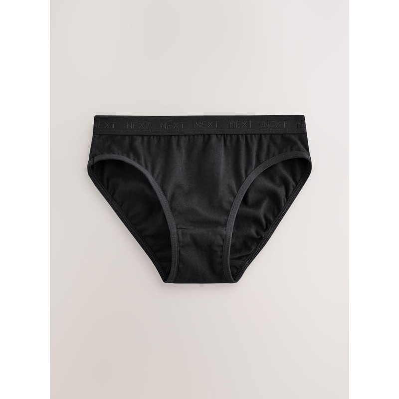 NEXT 7er-Pack Bikinihose Schwarz/Weiß/Grau 11-12 Jahre