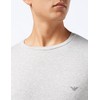 Emporio Armani Men's Basic Stretch Cotton Long-Sleeved T-Shirt, grey melange