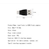 rgzhihuifz Type-C Male to USB3.0 Male Adapter，USB C to USB