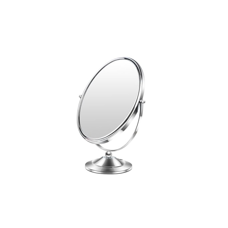Espejo de Maquillaje con Soporte, Espejo de Aumento 1X/3X de