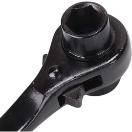 19 x 24mm Black Ratchet Podger Spanner Quick Release Scaffold Wrench