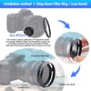 49mm Camera Lens Hood Compatiable All Brands Ø49mm Lenses.Example 35mm/2.8ZA(SEL35F28Z),E16mmf/2.8(SEL16F