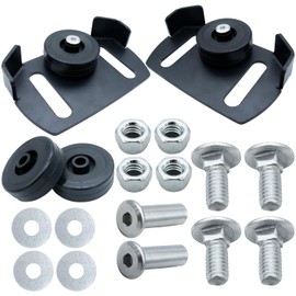 Fenhaliny Universal Rolling Skid Shoes 490-241-0038 Compatible with MTD Craf-stman Husq-Varna,Fits Two Three Stage Snow Blower （Sets of 2）