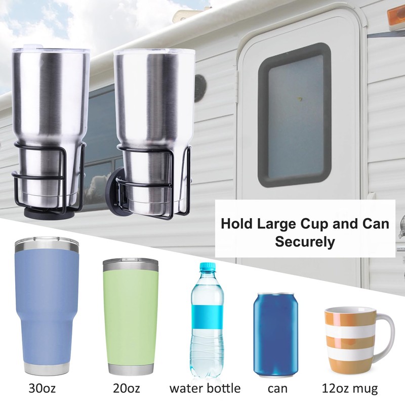 Strong Magnetic Cup Holder, Fully Covered Anti Drop Drink Holder,