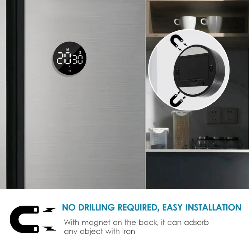 Countdown Timer Time-meter Magnetic Count Down & Count-up Digital-Calculagraph Volume