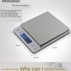 Gralara 3000 Mini Digital Weight Scale for School Pocket Gram