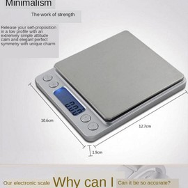 Gralara 3000 Mini Digital Weight Scale for School Pocket Gram Scale 3000g/0.01g with Tare and Food Kitchen Scale, 2000