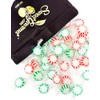 SweetGourmet Christmas Red Peppermint and Green Spearmint Starlight Hard Candy