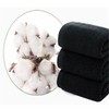 AIMALL Microfiber Towel 35x75cm Black, Multi-Purpose Gym, Sport, Travel, Camping,