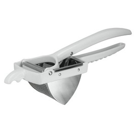 Metaltex Mr. Mash Profesional Potato Ricer with Built in Pan Rest, Stainless Steel