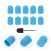 Baluue 10pcs Nail Sanding Caps with Professional Nail Grinding Replacement
