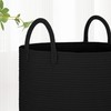 BOSROTY Large Cotton Rope Laundry Basket Hamper for Clothes 65L,