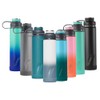 EcoVessel Boulder Triple Insulated Bottle 709ml, Galactic Ocean