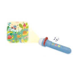 Janod Wonderful Sound Lamp - Animal Stories - Storyteller for Kids - Lamp for Children Available in 4 Worlds - Story Box for Children Growing with Your Child - Activity for Children Aged 3+