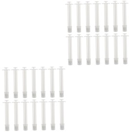 FOMIYES 2sets Pp Material Female Cream Applicator Injection Female Dispensers Safe Easy to Use 18pcs*2